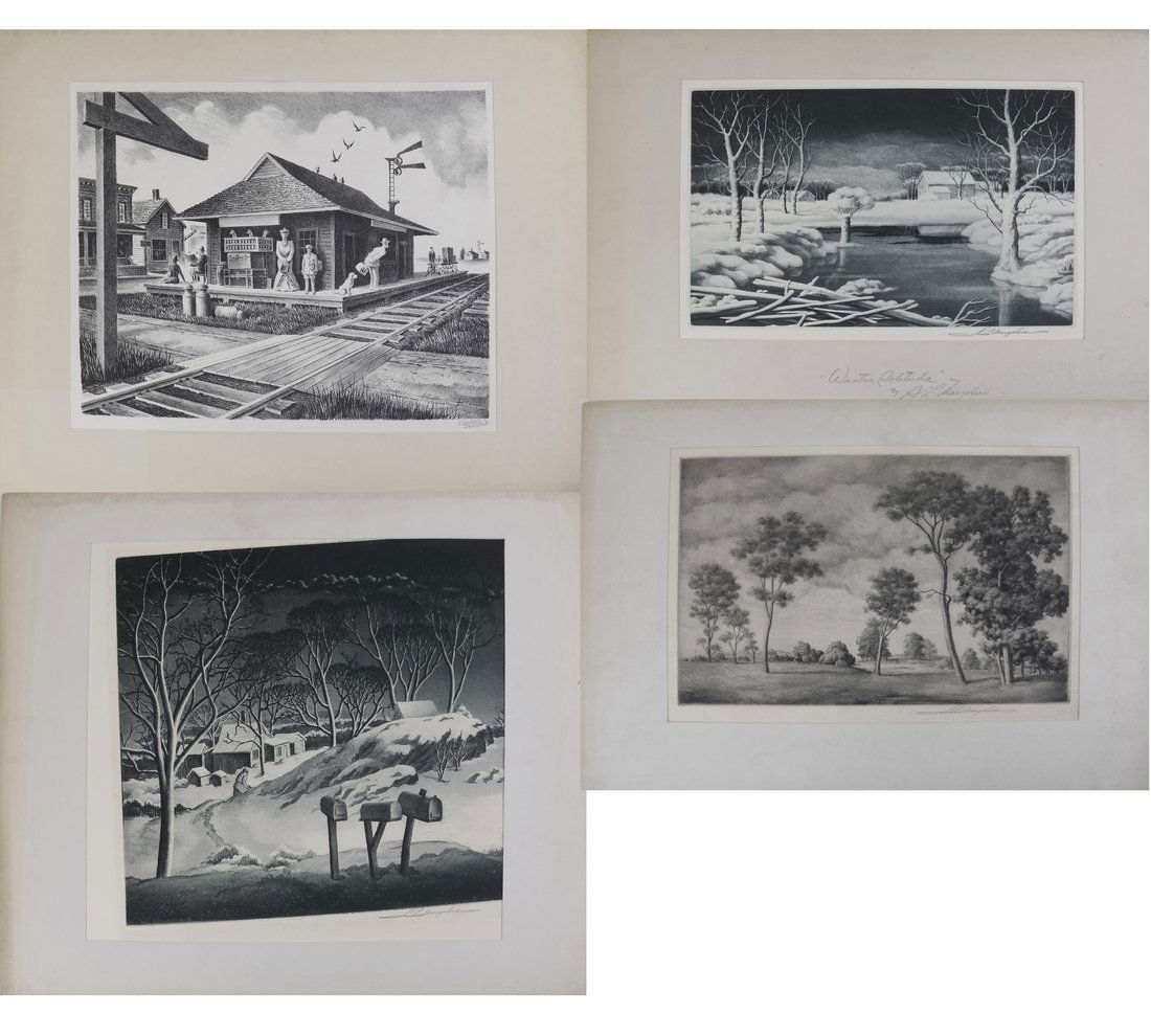 6 Associated American Artists Prints (1 of 10)