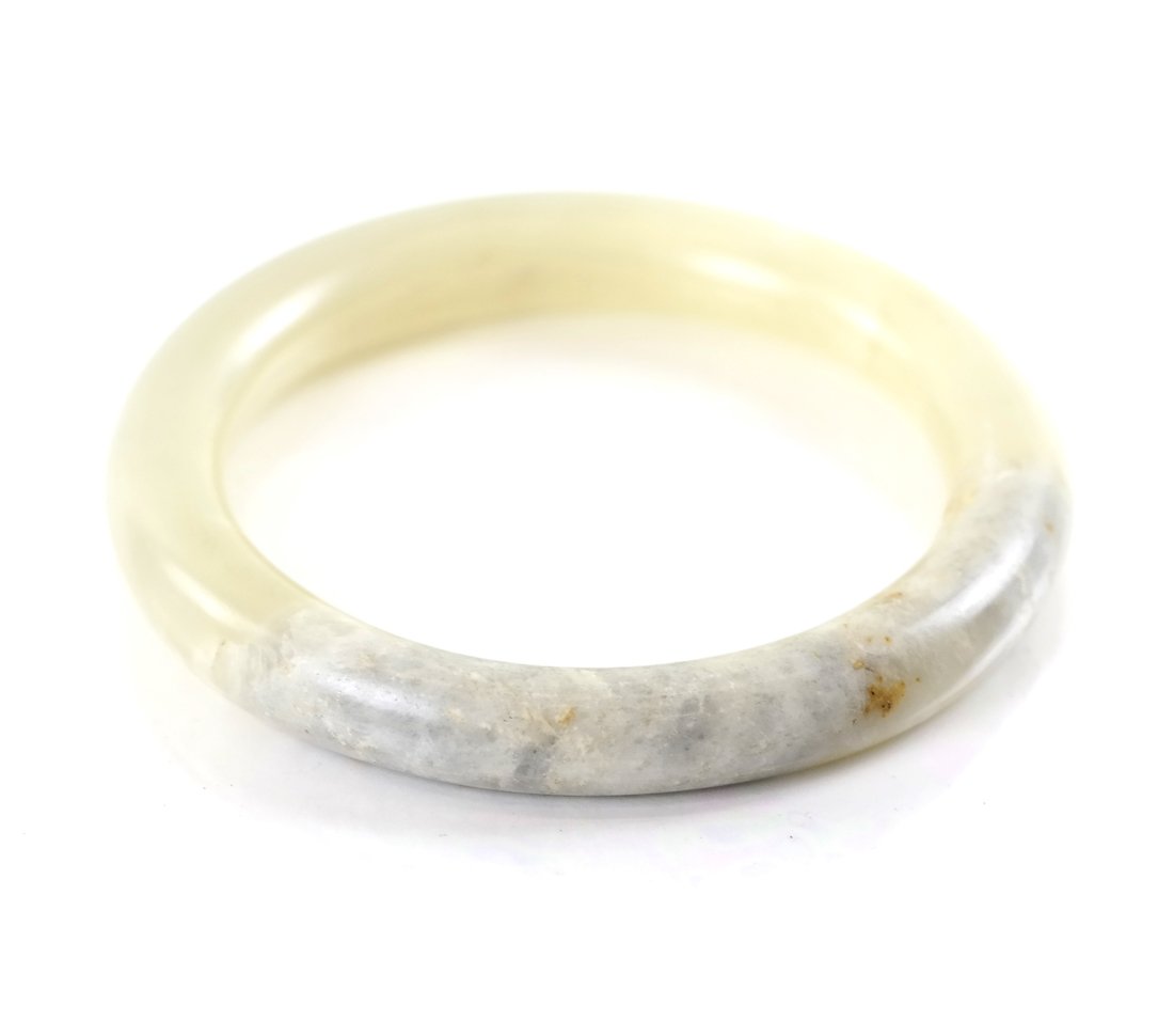 Chinese Mutton Fat Jade Bangle Bracelet (1 of 3)