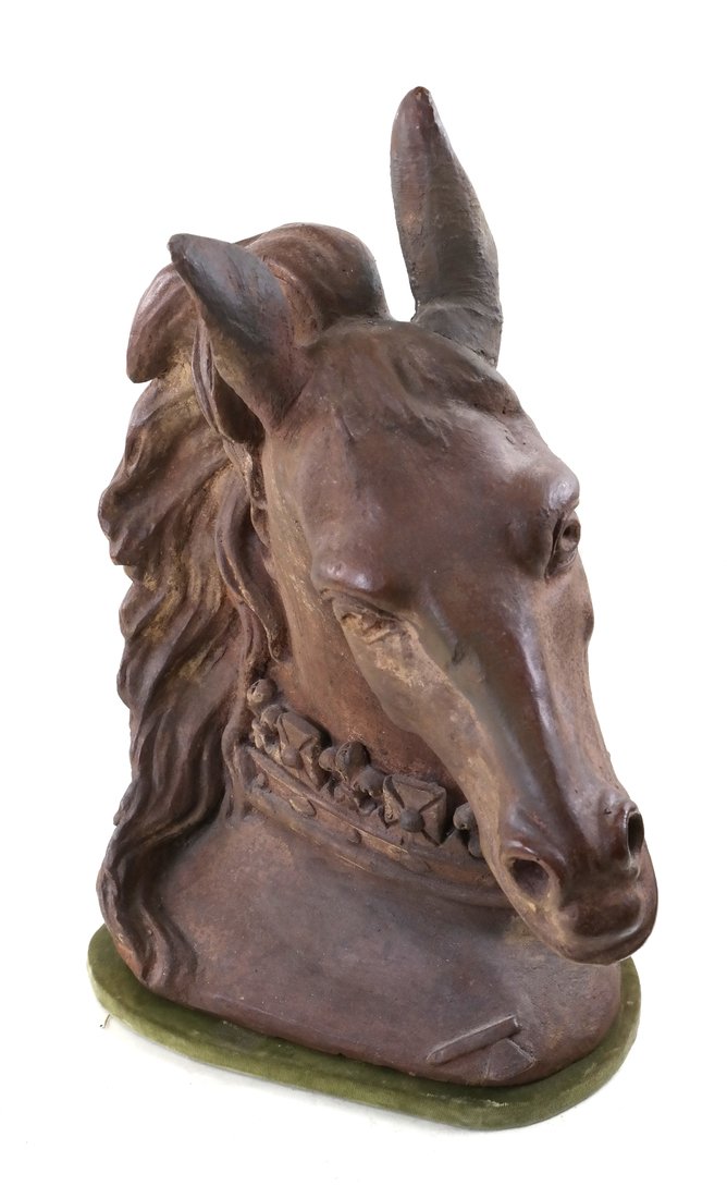 David Lawrence Ruff Terracotta HorseHead (1 of 6)
