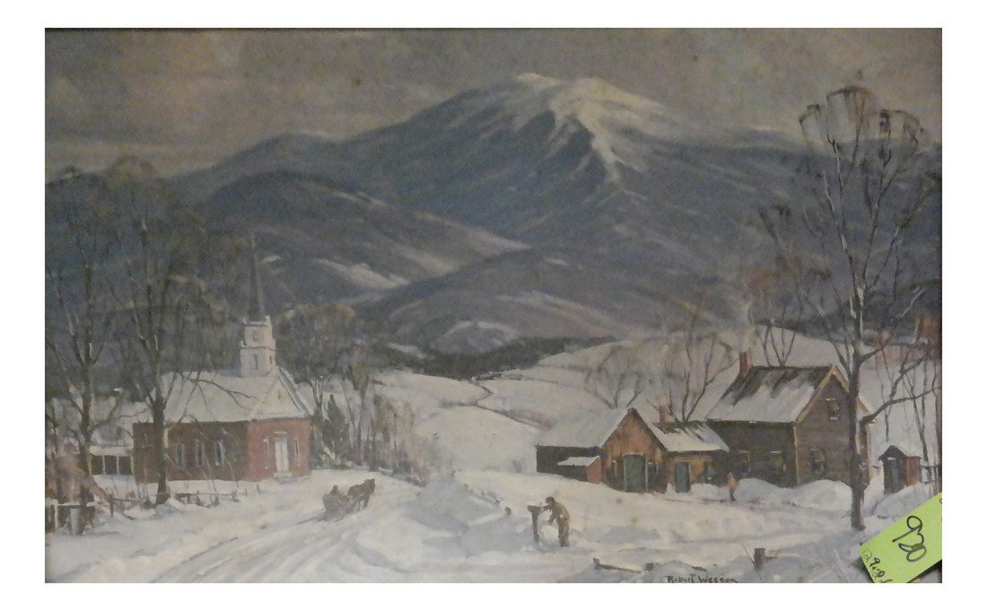 Robert Wesson, Print - Snowy Landscape (1 of 4)