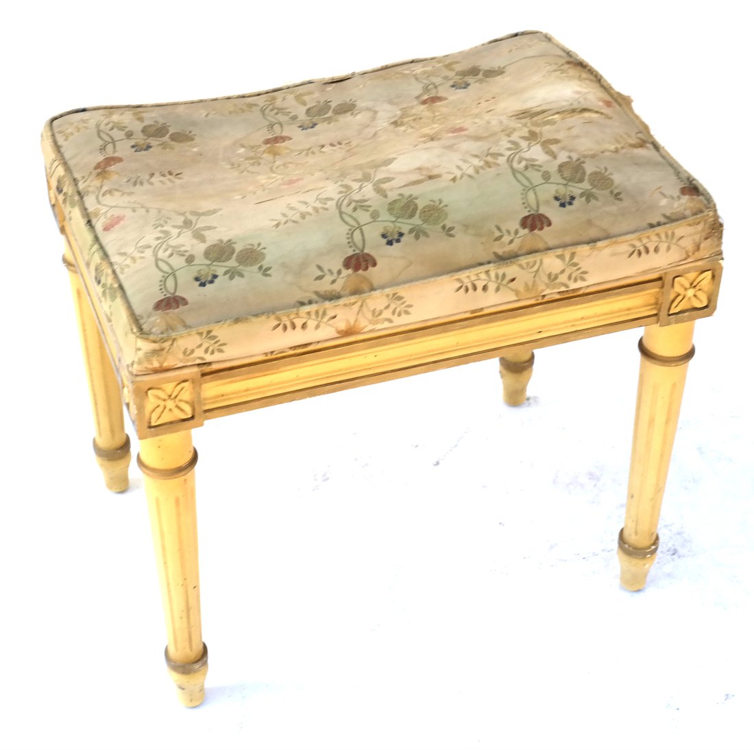Louis XVI-Style Vanity Bench (1 of 5)