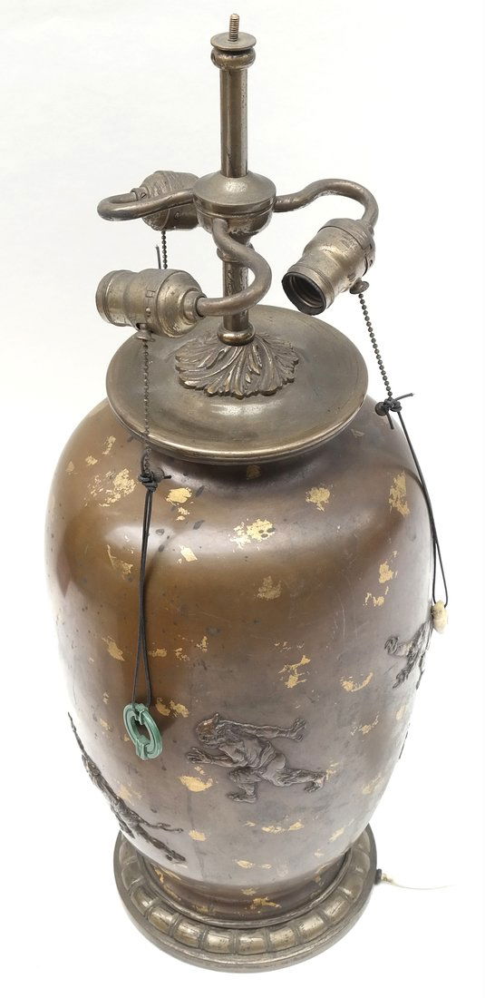 Asian Cloisonne Lamp (1 of 7)