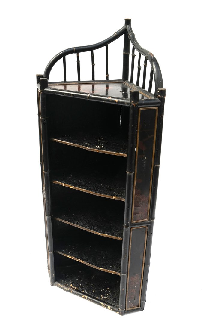 Chinoiserie-Style Corner Cabinet (1 of 8)