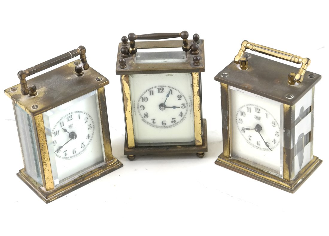 Three Diminutive Carriage Clocks (1 of 4)