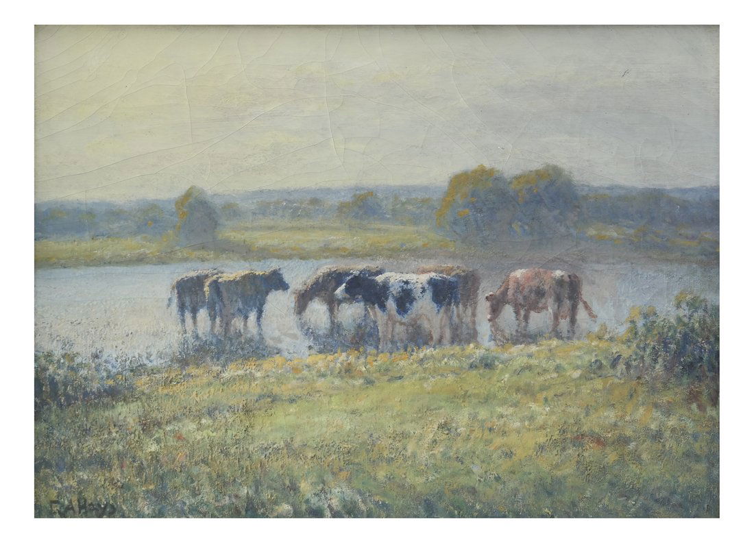 G. A. Hays, Landscape with Cattle (1 of 5)