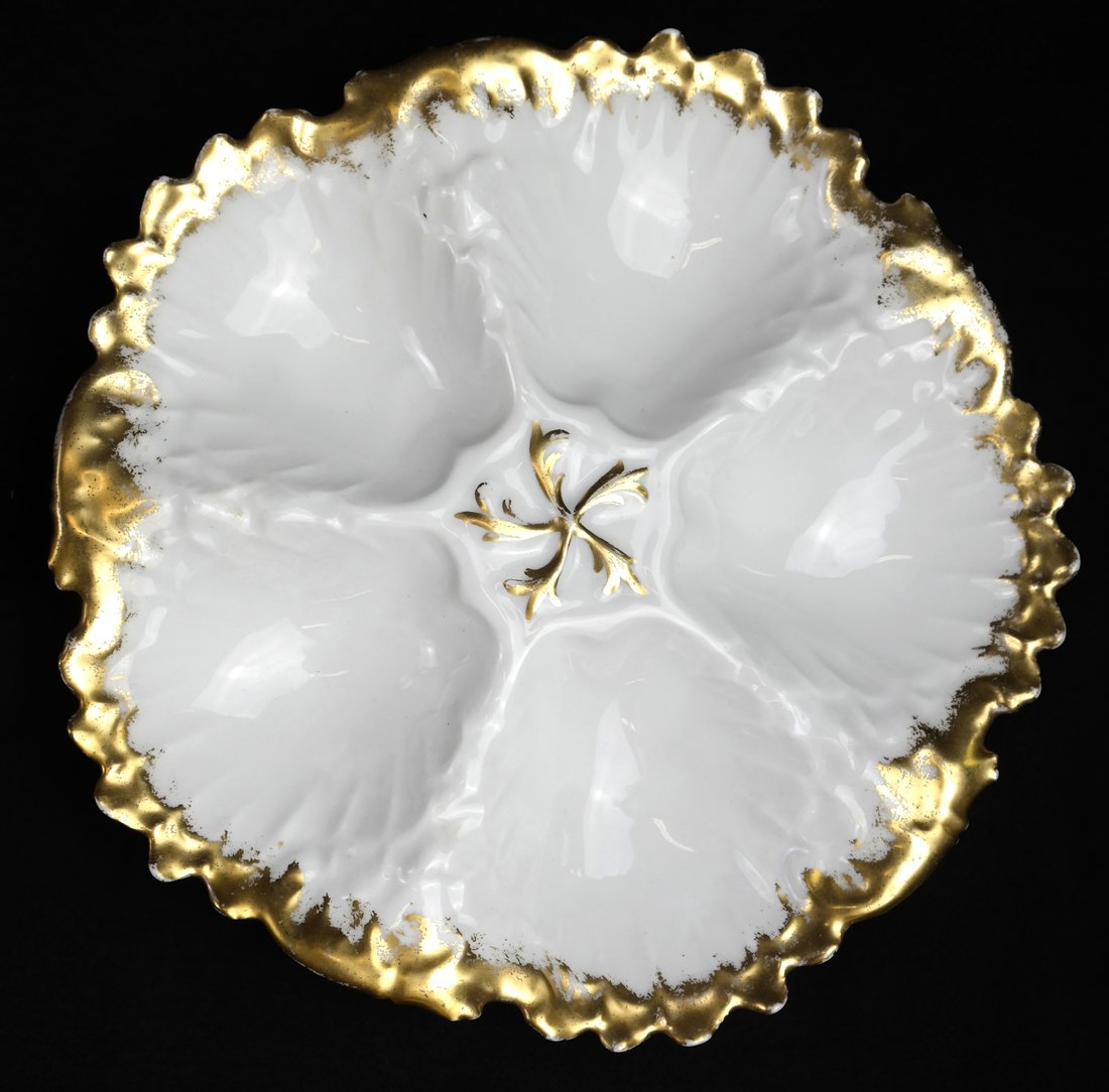 Six Tresseman & Vogt Oyster Plates (1 of 5)