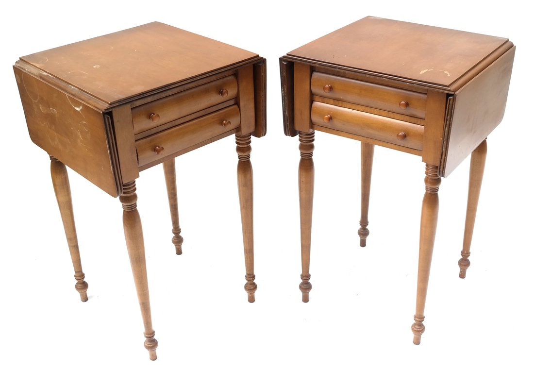 Pair of Maple Pembroke Tables (1 of 8)