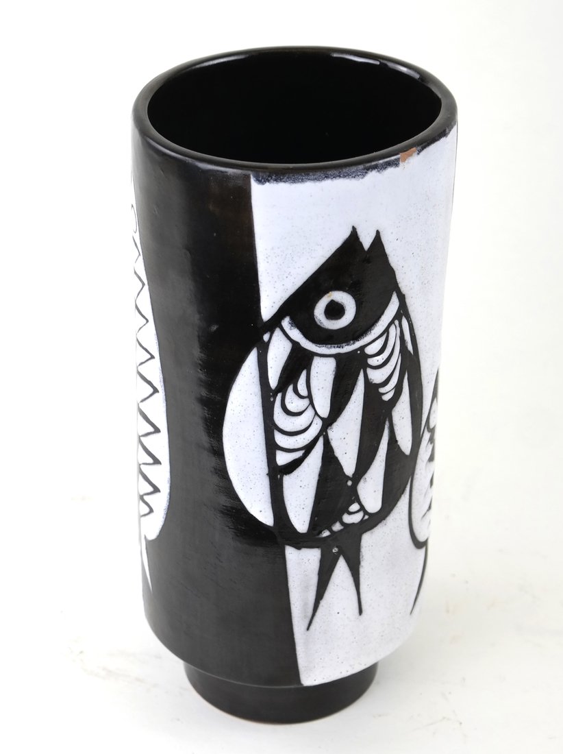 Mid-Century Modern Style Ceramic Vase (1 of 8)