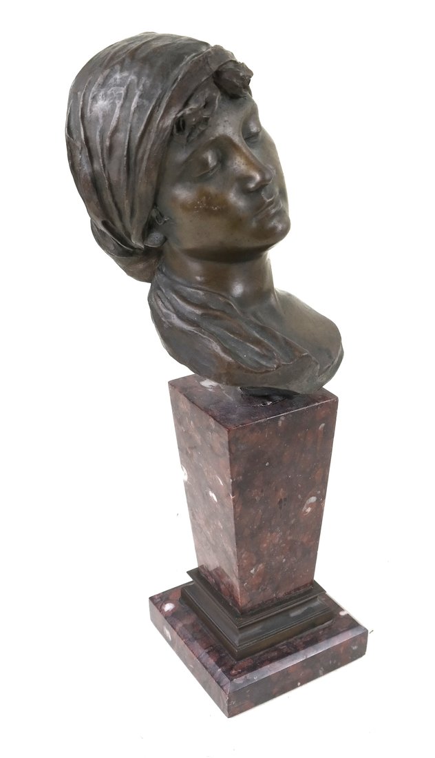 E. Rossi, Classical Bronze Bust (1 of 6)