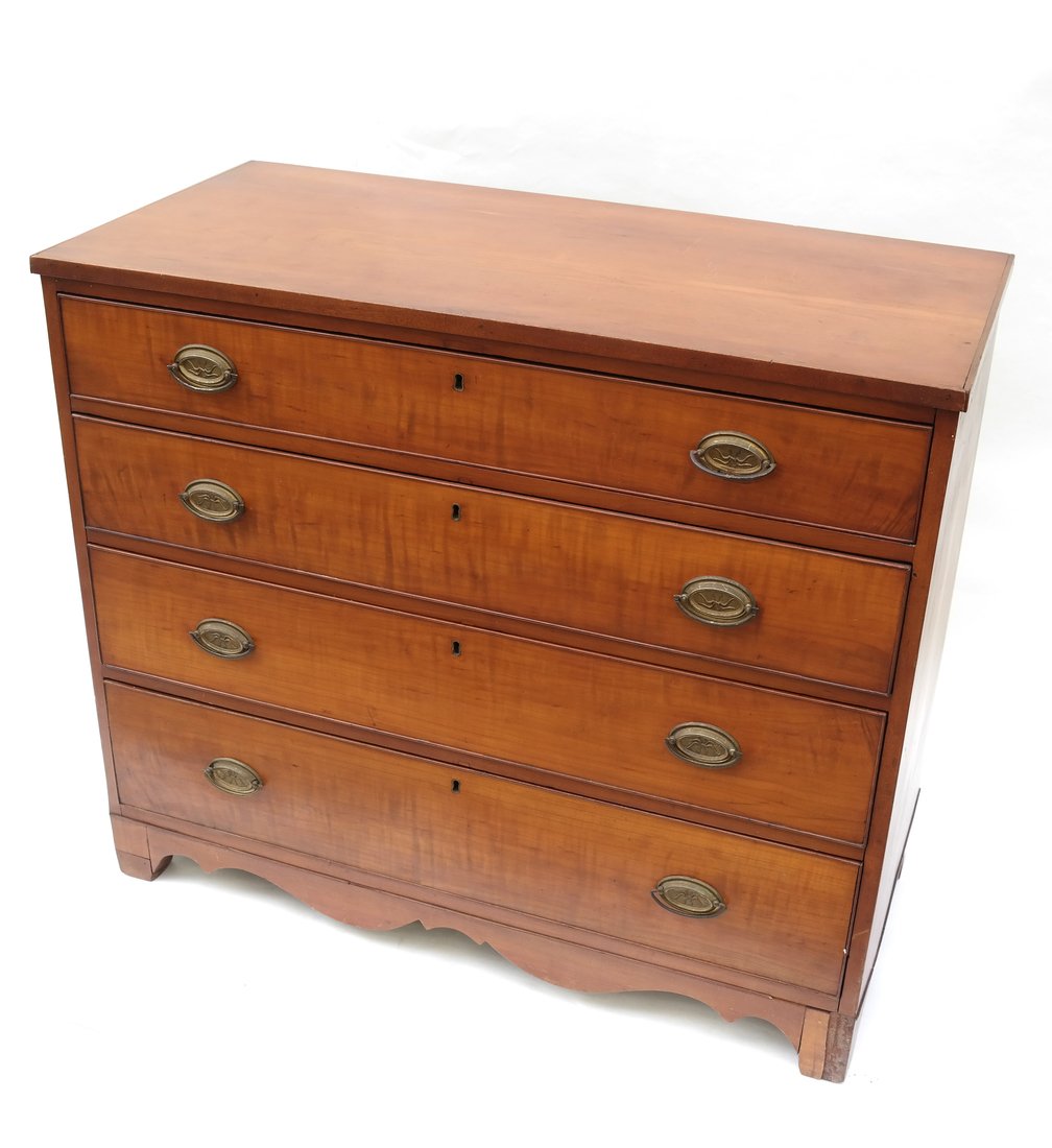 Federal-Style Cherrywood Chest (1 of 8)