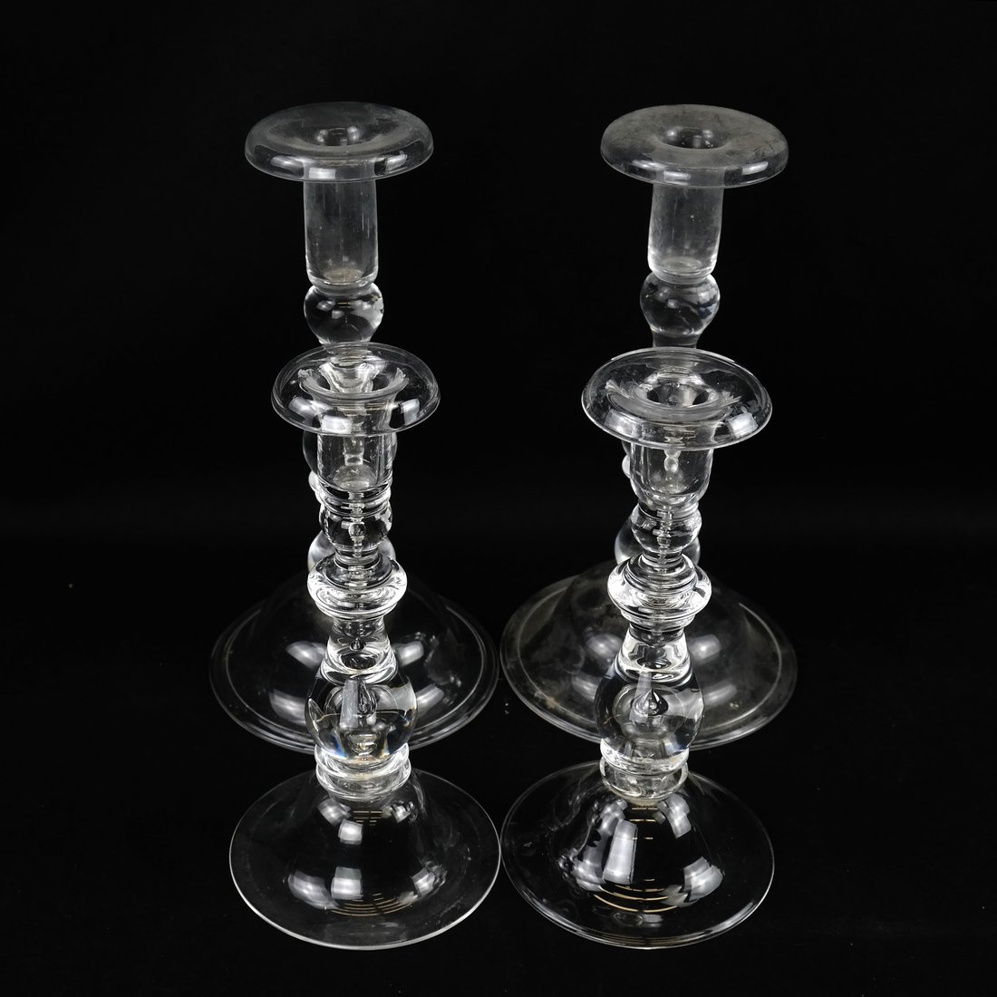 Four Similar Steuben Candlesticks (1 of 6)
