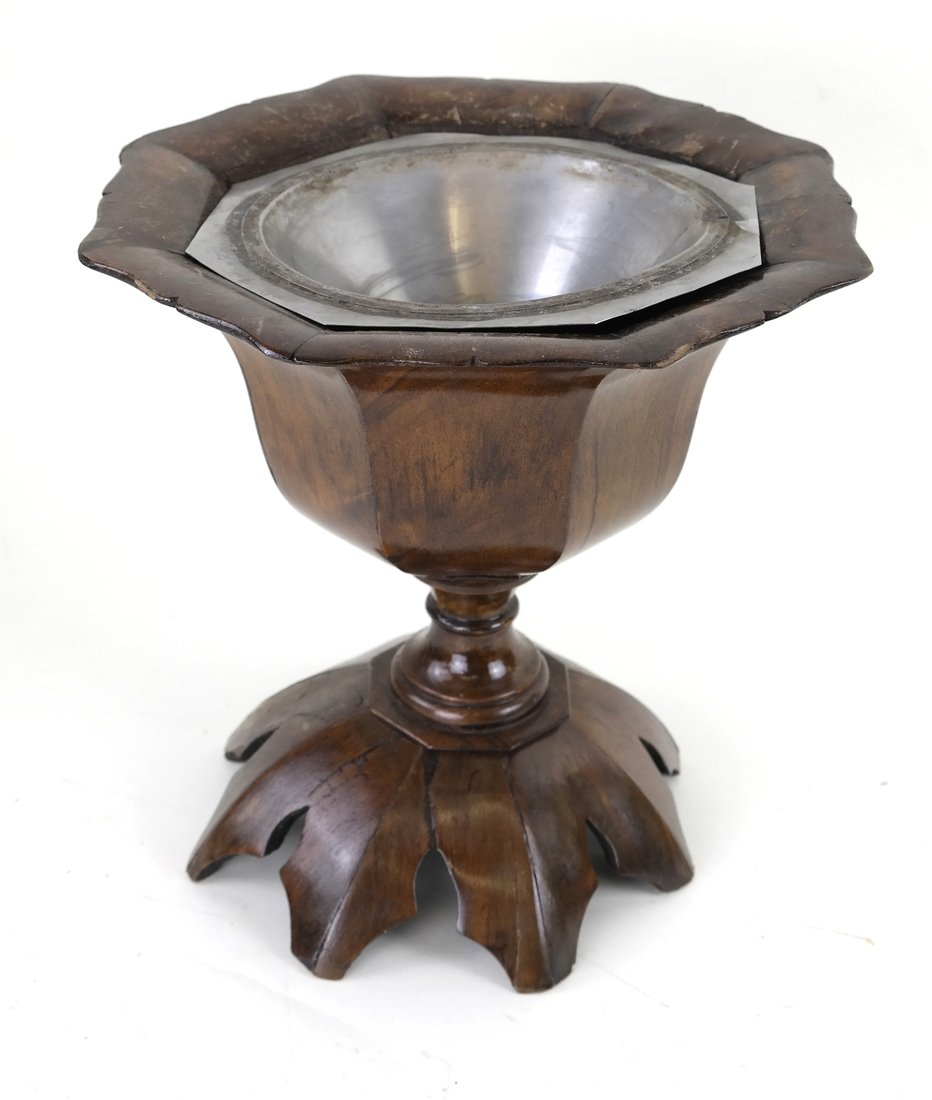 Antique English Walnut Planter (1 of 7)