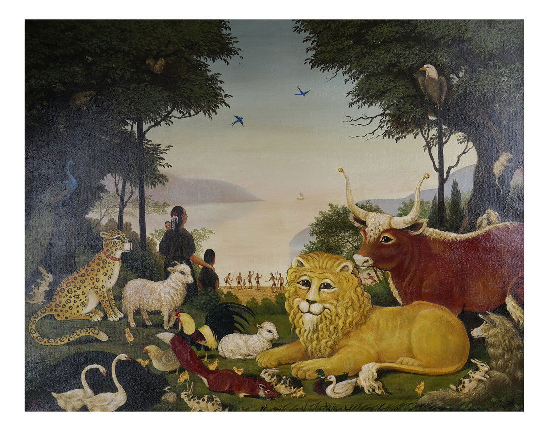 Amos Shontz, "A Peaceable Kingdom" (1 of 7)