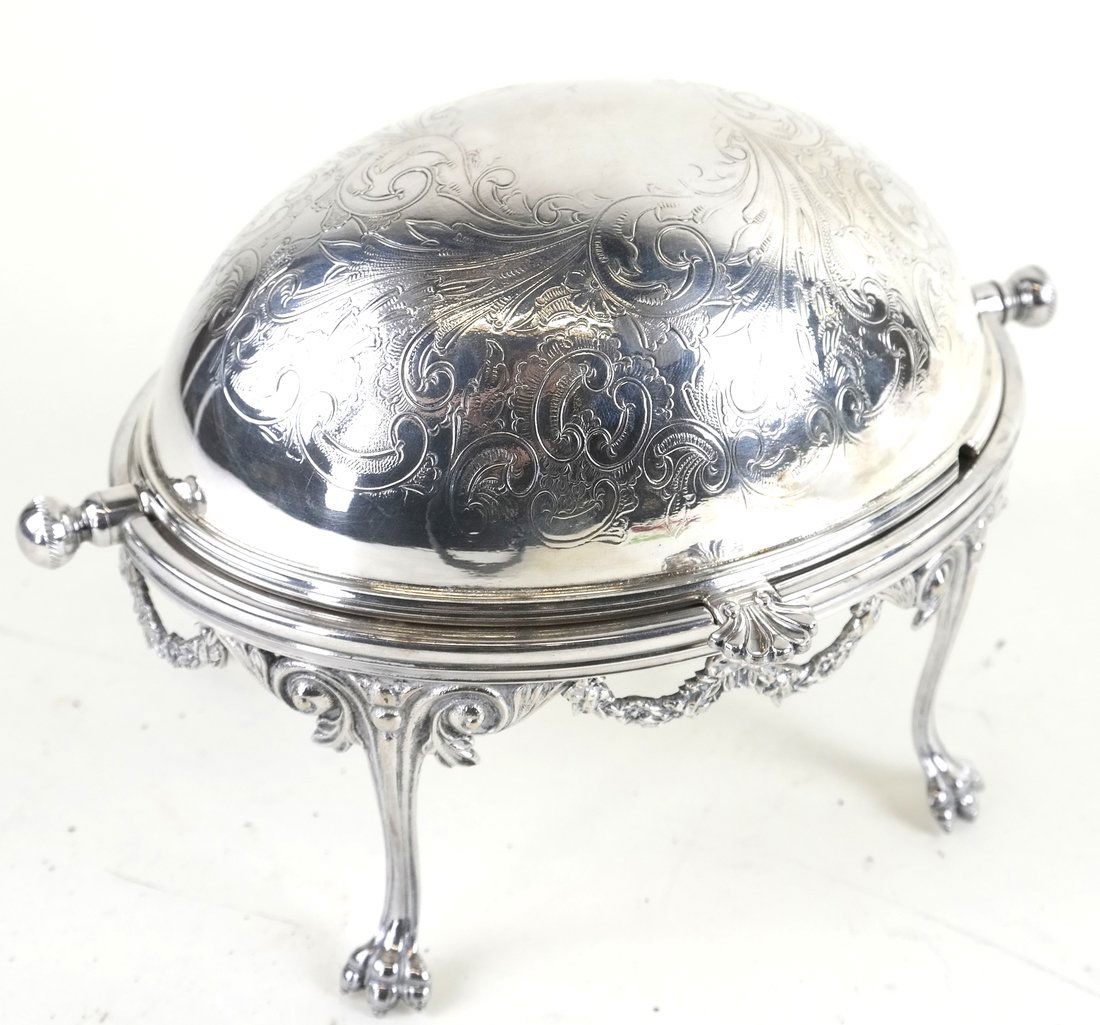 Silver-Plated Etched Popover Dish (1 of 6)