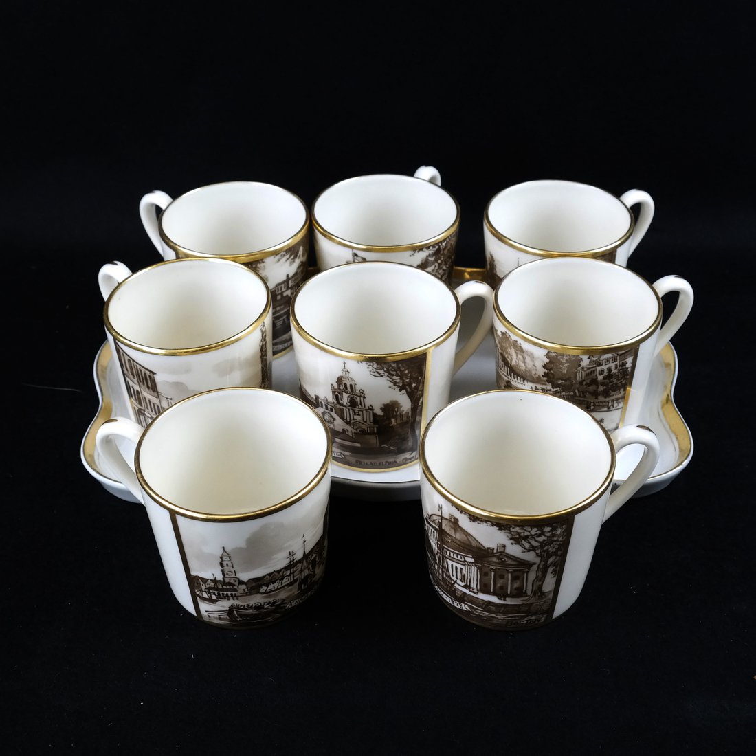 Nine American Porcelain Articles (1 of 6)