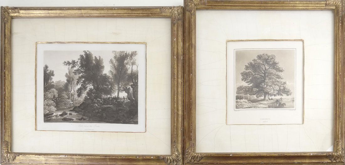 Two Antique Tree Lithographs (1 of 7)