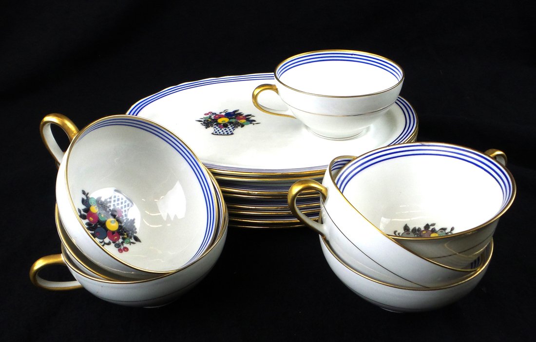 Limoges for S & G Gump, Dessert Set (1 of 8)