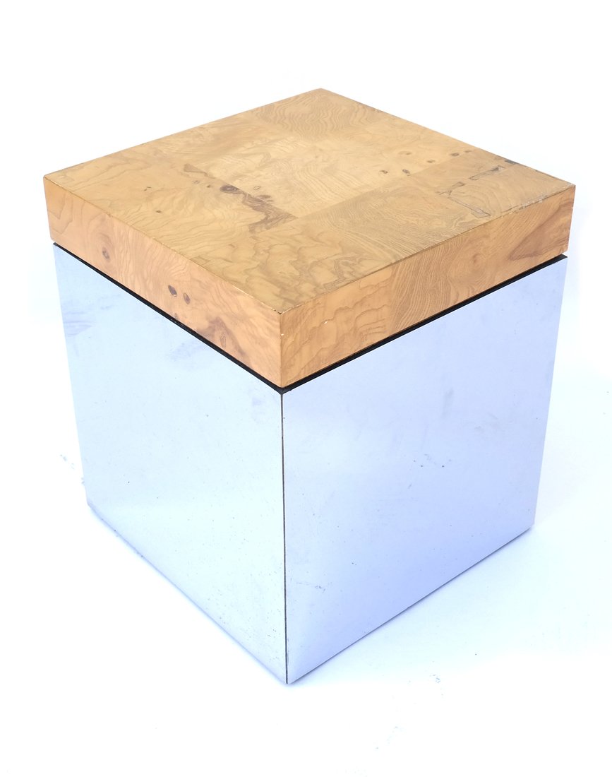 Milo Baughman-Style Side Table (1 of 4)