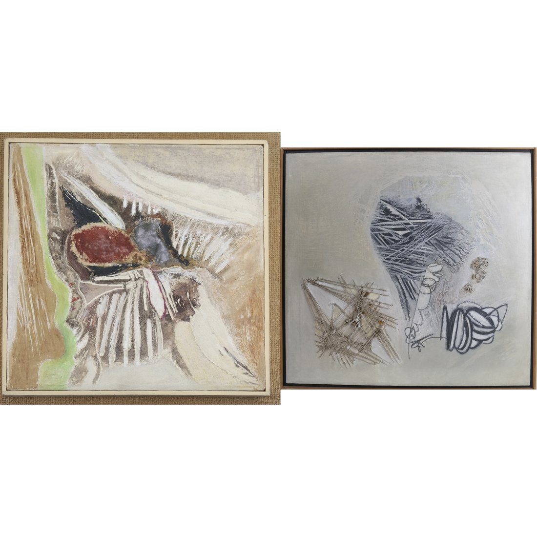 Josef Jakob, Two Abstract Paintings (1 of 9)