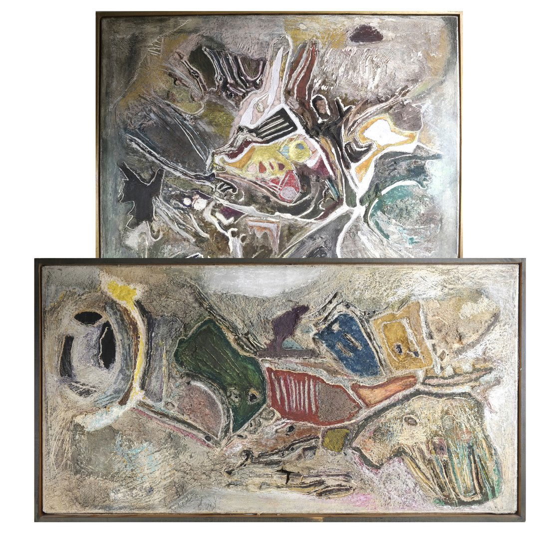 Two Josef Jakob Modern Abstract Works (1 of 9)