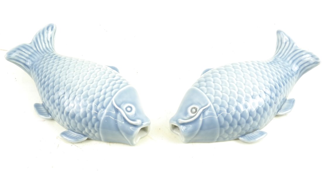 Pr Chinese Koi Form Wall Pockets (1 of 5)