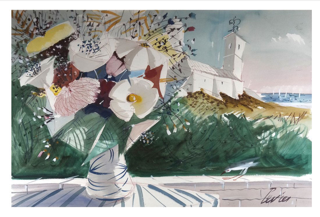 Charles Levier, Still Life, Watercolor (1 of 5)