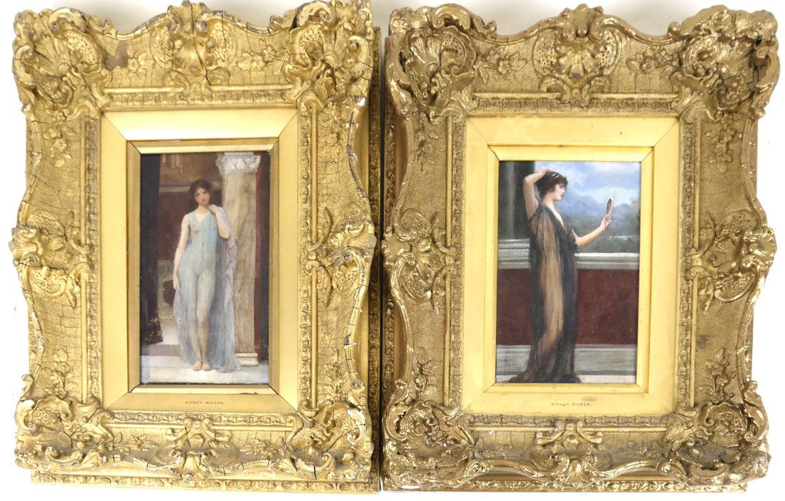 Two Sidney Woods Paintings of Women (1 of 8)