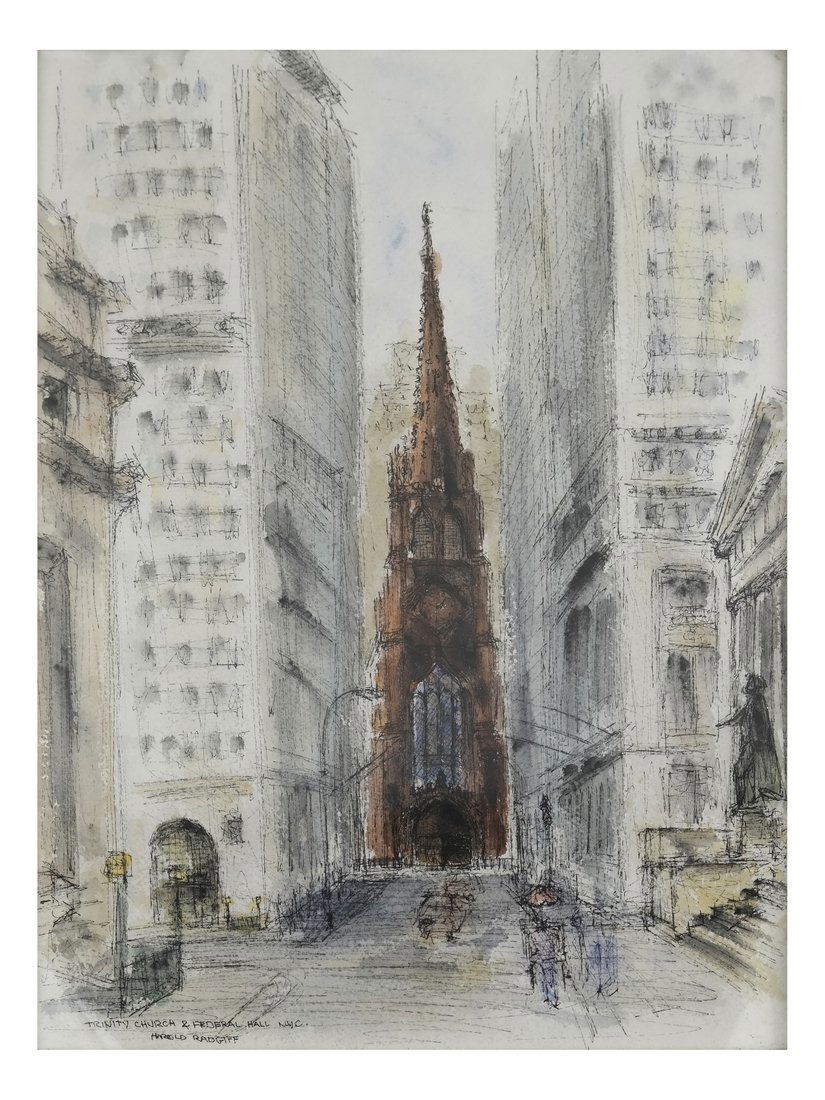 Trinity Church & Federal Hall, Print (1 of 6)