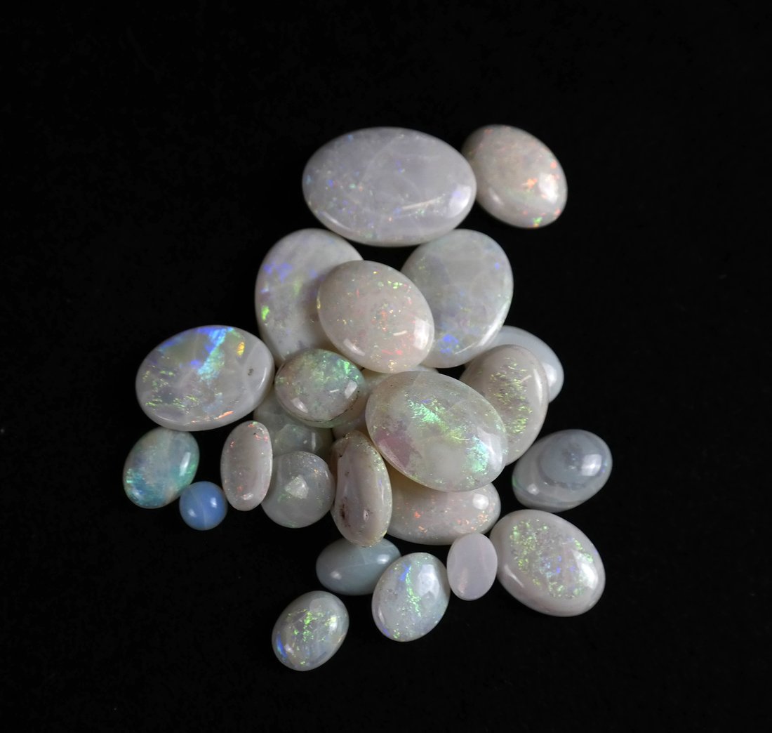 24 Loose Oval Opals (1 of 5)