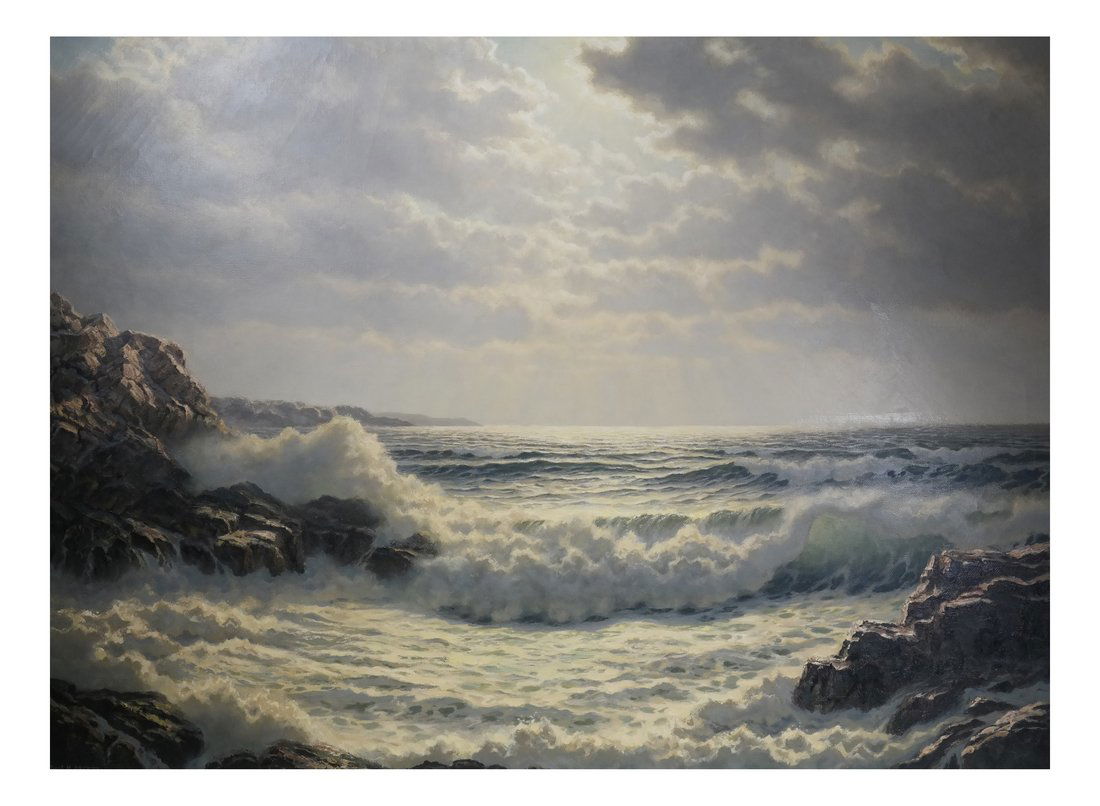 Josef M. Arentz, Rocky Coast, O/C (1 of 10)