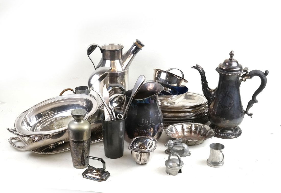 Assortment Of Silver-Plate (1 of 6)