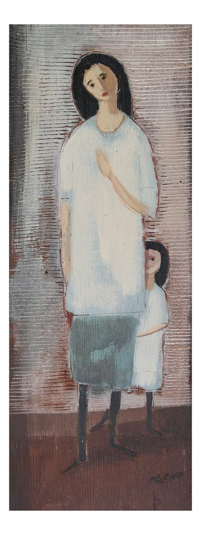 R. Eno, Mother and Child- Mixed Media (1 of 6)