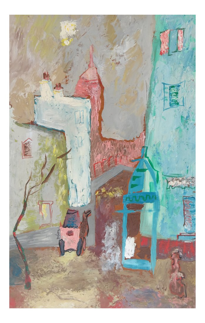 Expressionist-Style Street Scene (1 of 5)