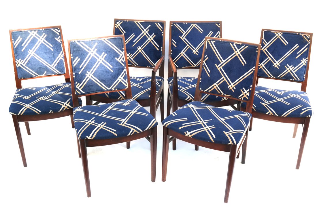 Six John Stewart Modern Dining Chairs (1 of 7)