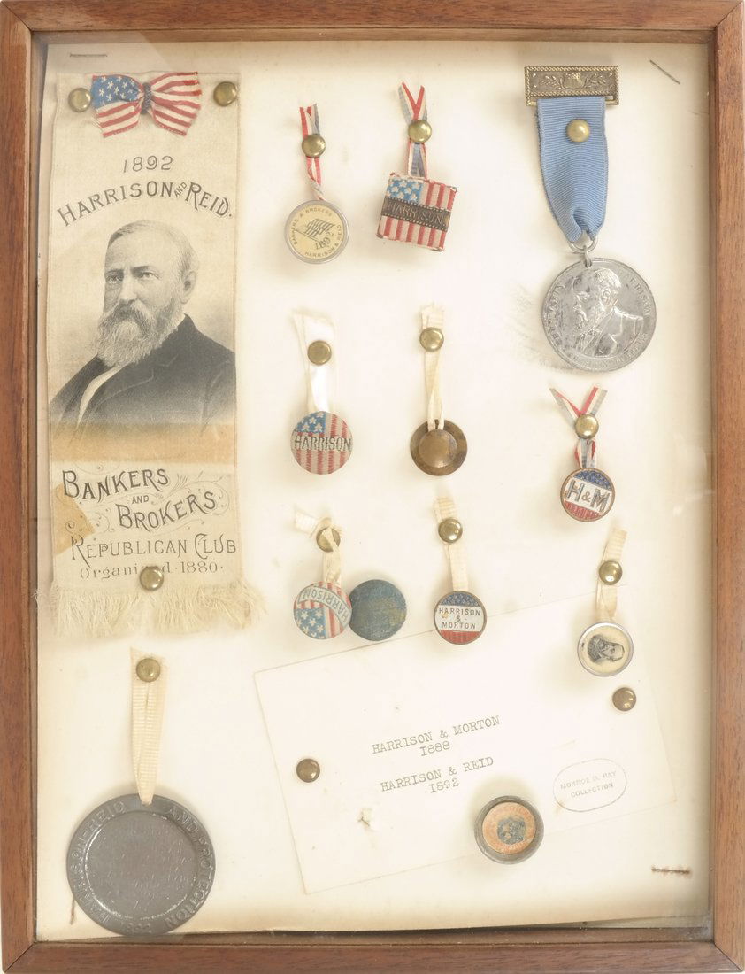 Monroe D. Ray Frame - Benjamin Harrison 1888 & 1892 (1 of 5)