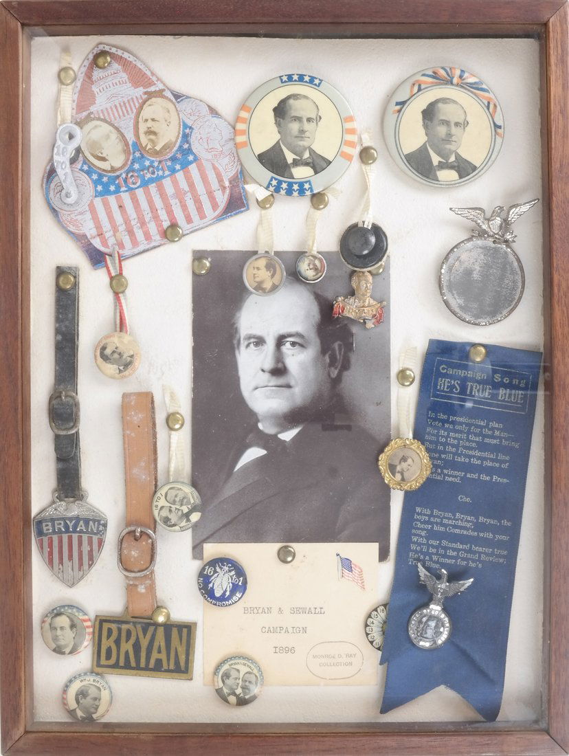 Monroe D. Ray Frame - William J. Bryan 1896 (1 of 5)