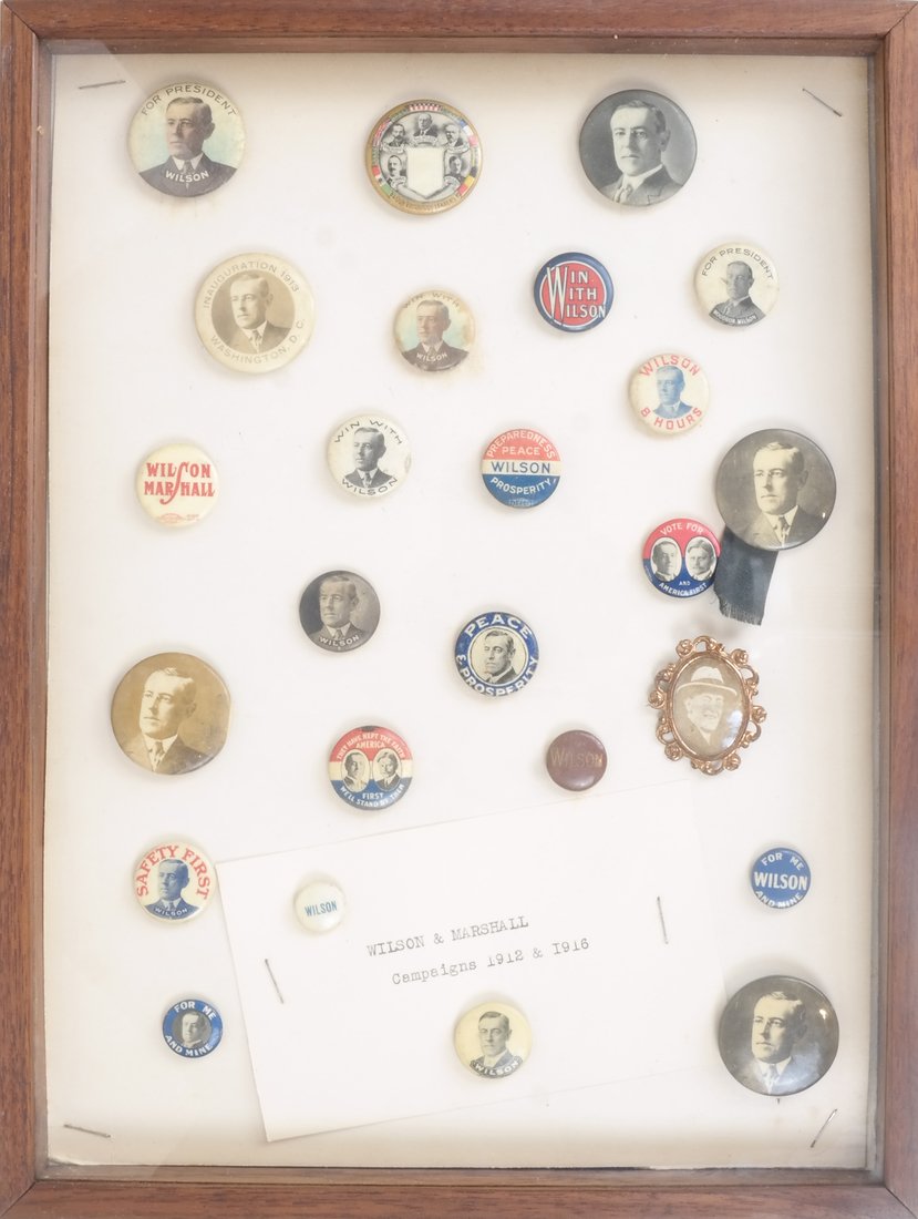 Monroe D. Ray Frame - W. Wilson & Thos. Marshall 1912 (1 of 5)