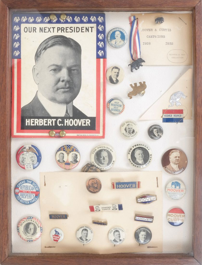 Monroe D. Ray Frame - Herbert Hoover 1928 & 1932 (1 of 5)