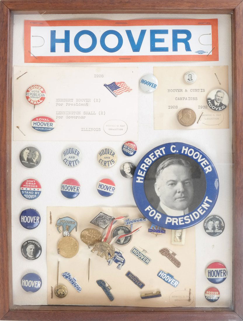 Monroe D. Ray Frame - Herbert Hoover 1928 & 1932 (1 of 5)