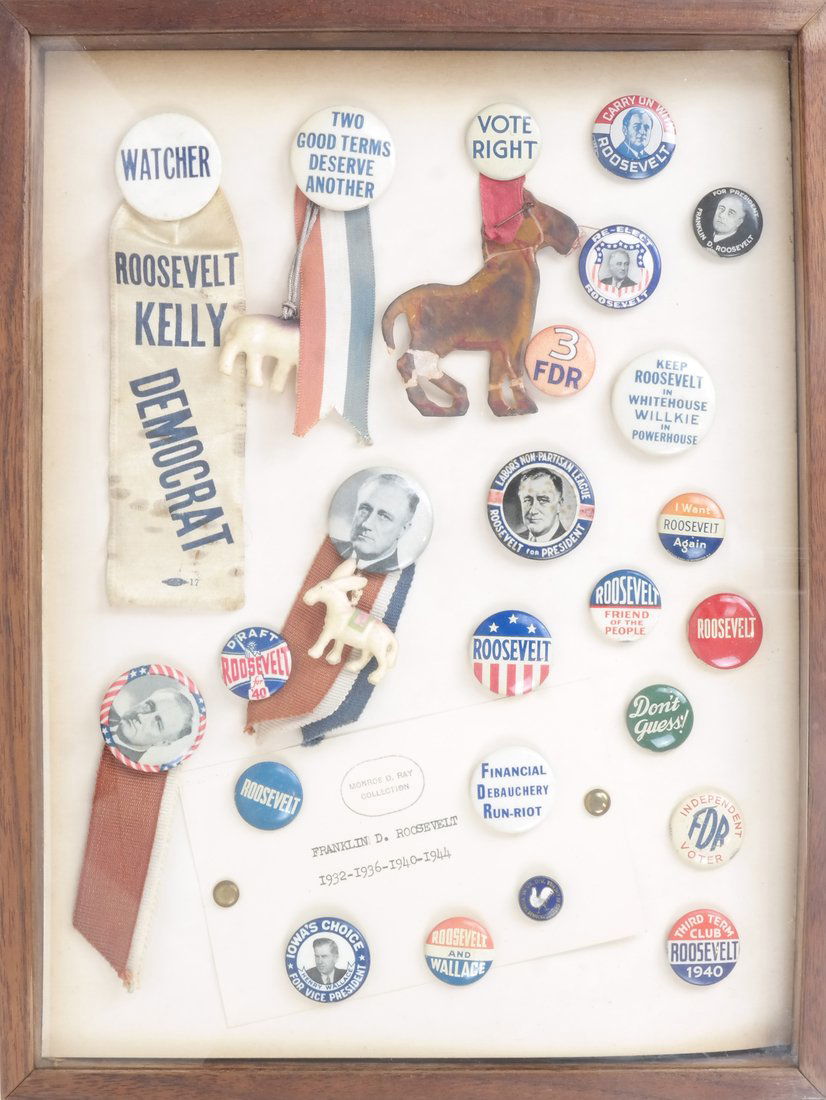 Monroe D. Ray Frame - F.D. Roosevelt 1932 Through 1944 (1 of 5)