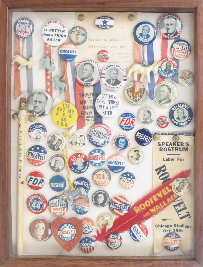 Monroe D. Ray Frame - F.D. Roosevelt 1932 Through 1944 (1 of 5)