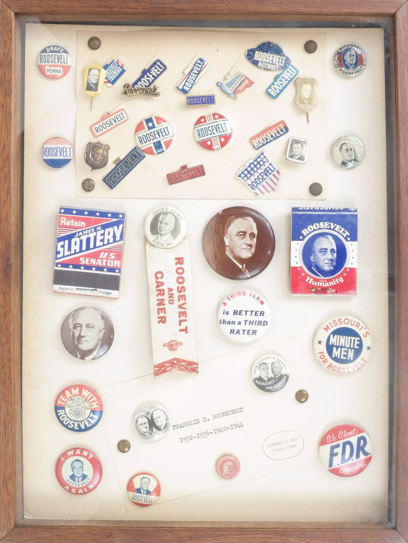 Monroe D. Ray Frame - F.D. Roosevelt 1932 Through 1944 (1 of 5)