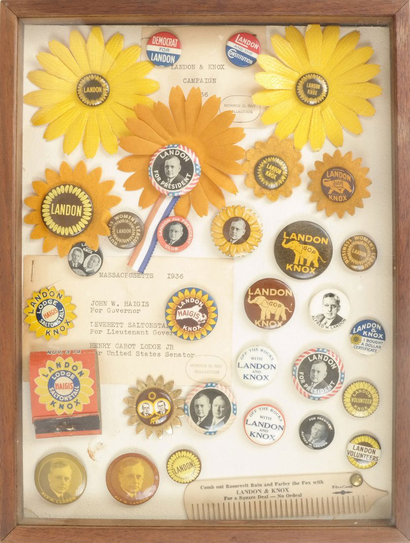 Monroe D. Ray Frame - Alfred M. Landon 1936 (1 of 5)