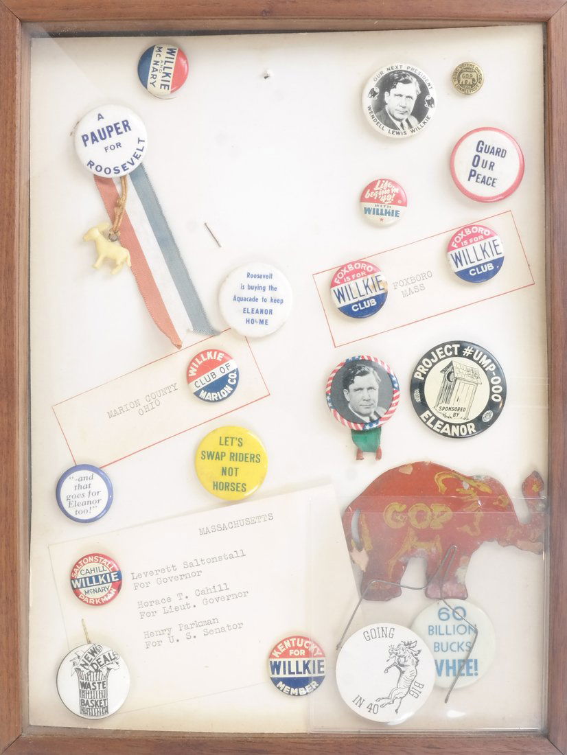 Monroe D. Ray Frame - Wendell Willkie / Anti-F.D.R. (1 of 5)