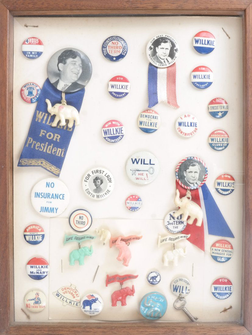 Monroe D. Ray Frame - Wendell Willkie 1940 (1 of 5)