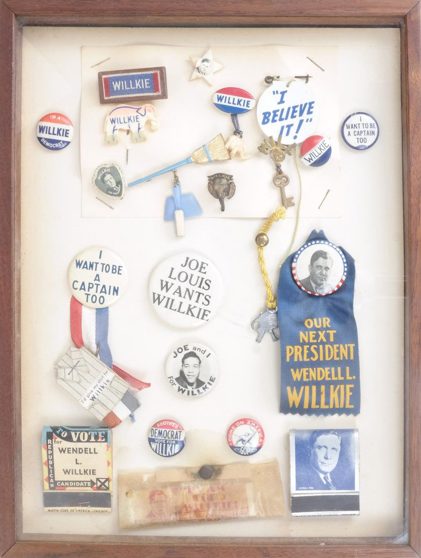 Monroe D. Ray Frame - Wendell Willkie 1940 (1 of 5)