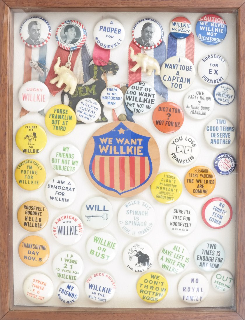 Monroe D. Ray Frame - Willkie, Anti-FDR, and (1 of 5)