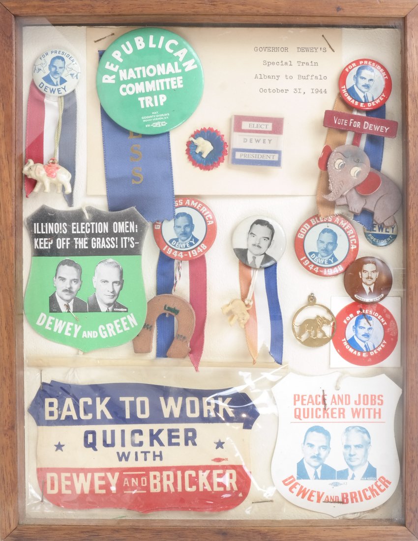 Monroe D. Ray Frame - Thomas E. Dewey 1944 (1 of 5)