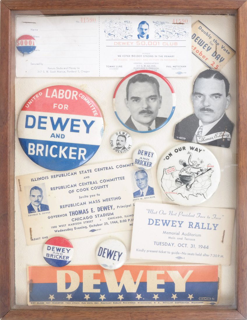 Monroe D. Ray Frame - Thomas E. Dewey 1944 (1 of 5)