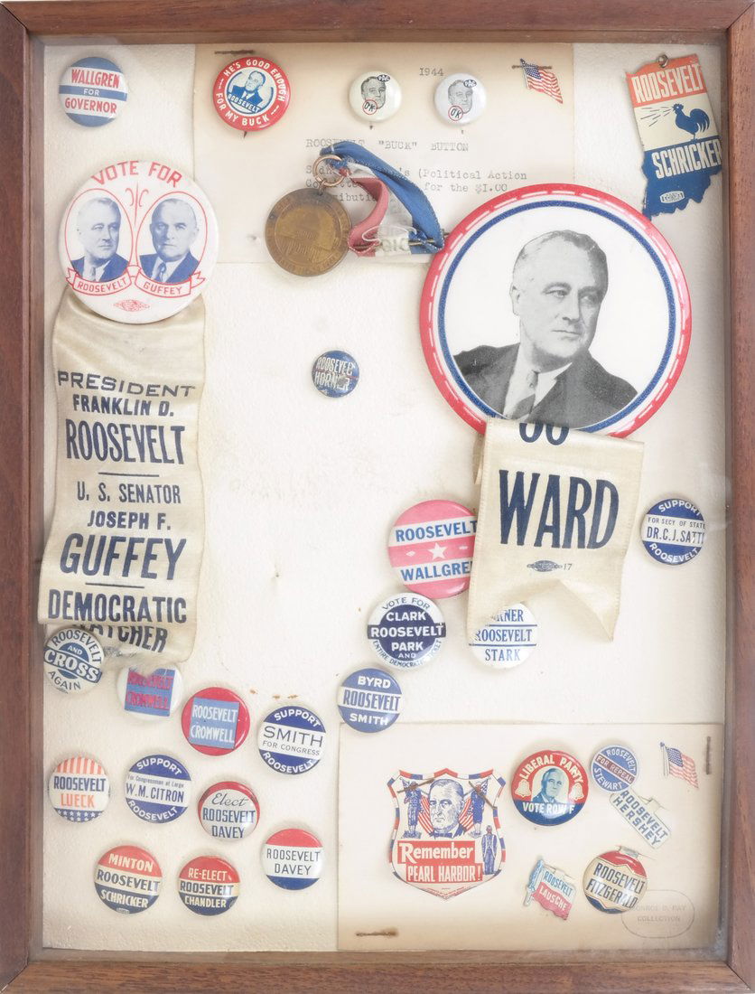 Monroe D. Ray Frame - F.D. Roosevelt 1944 (1 of 5)